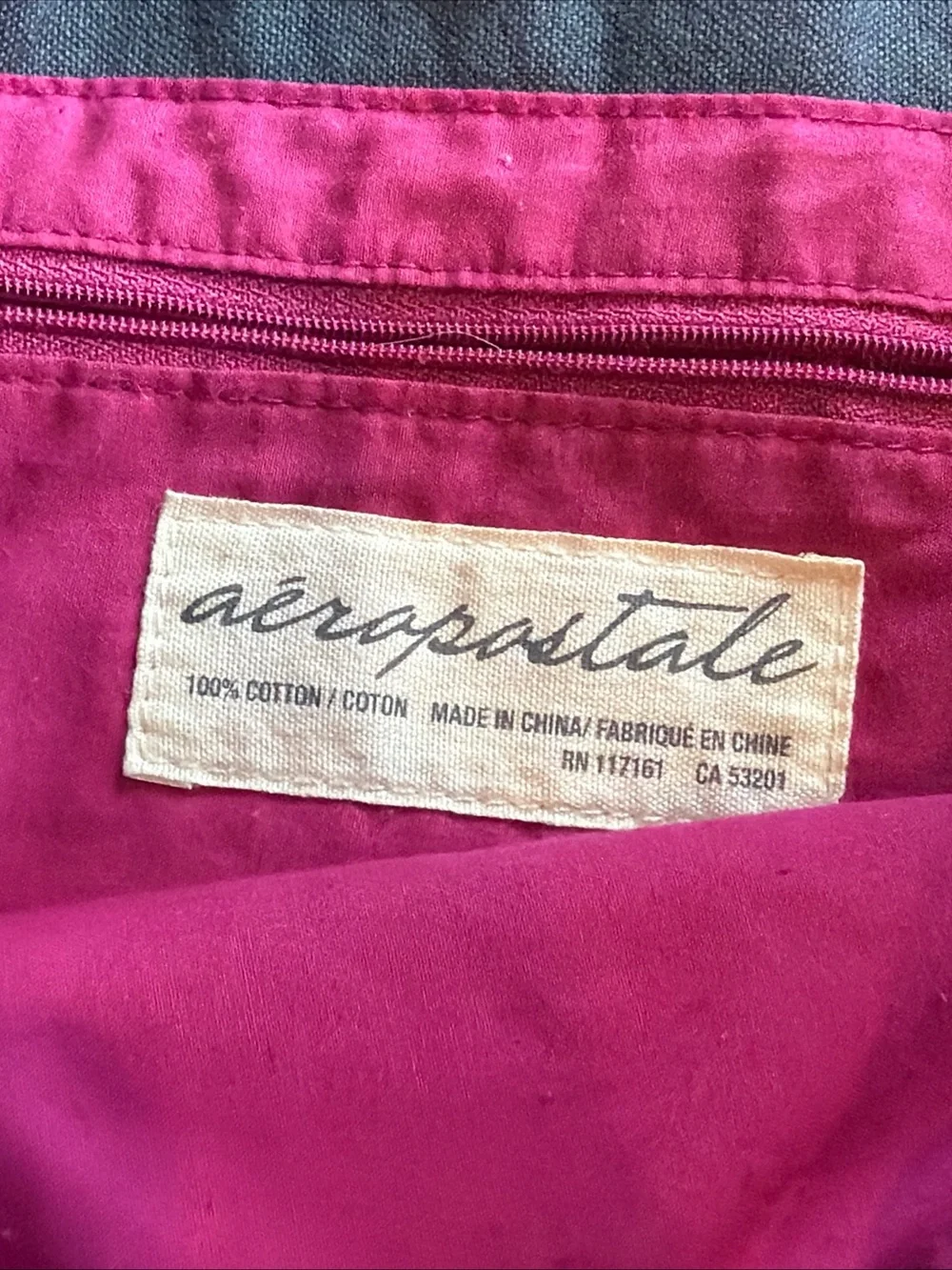 Aeropostale Navy Pink Striped Tote Bag vintage Y2K  Messenger/ Shoulder Bag
